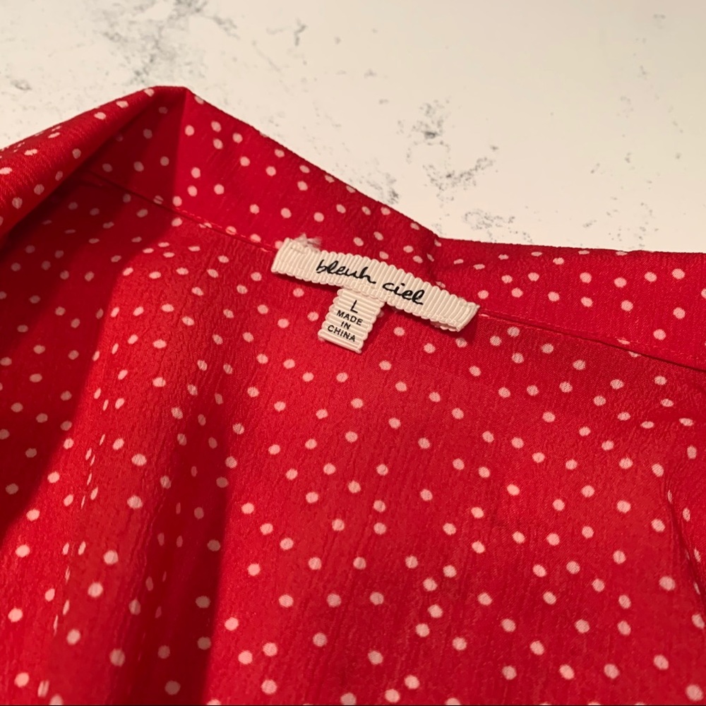 SOLD ❌ 3/$30 🥳 Bleuh Ciel Collared Blouse - Picture 2 of 3